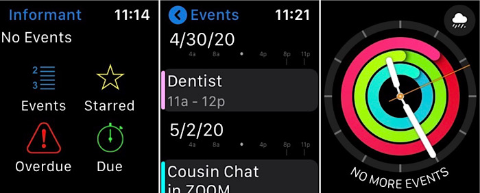 Apple Watch Productivity Informant