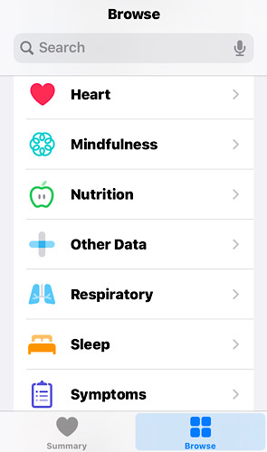 Monitor Health Home Iphone