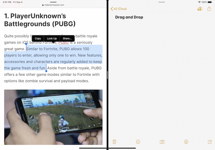 Guide To Multitasking Ipad Drag And Drop