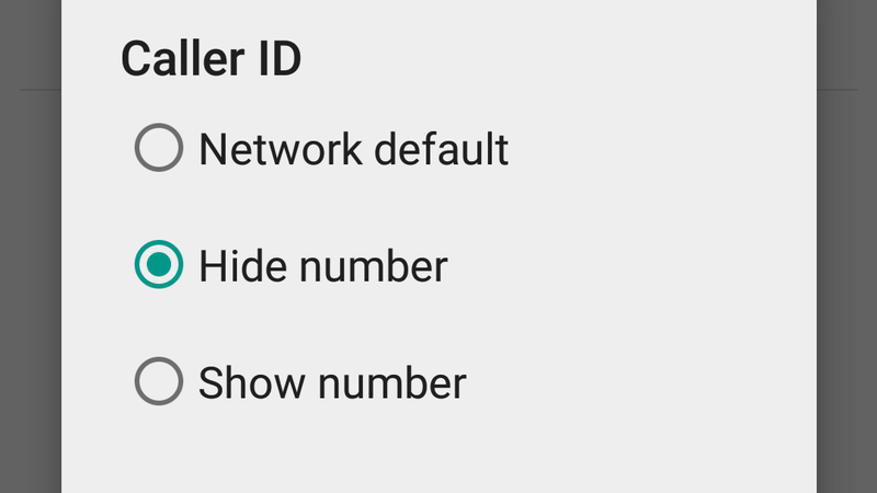 Hide Your Phone Number Android Hide