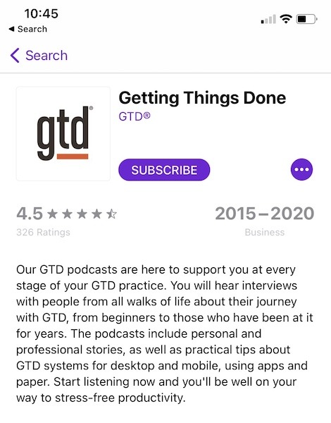 4 Productivity Podcasts Subscribe Getting Things Done 2
