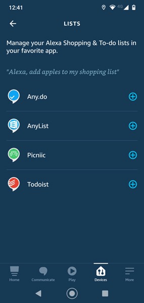 Alexa Organization Skills Commands Lists 1