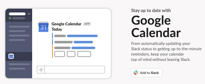 Slack Tips And Tricks Google Calendar