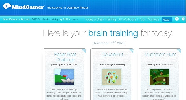 5 Free Brain Training Games To Work Out Your Mind Mindgamer