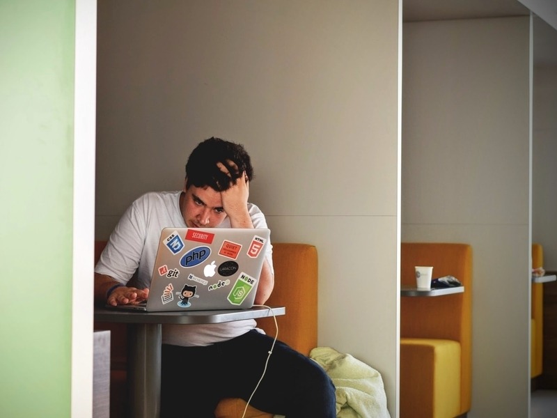 Coffee Boost Productivity Man Stressed