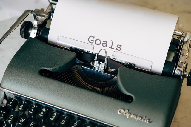 New Years Goals Typewriters