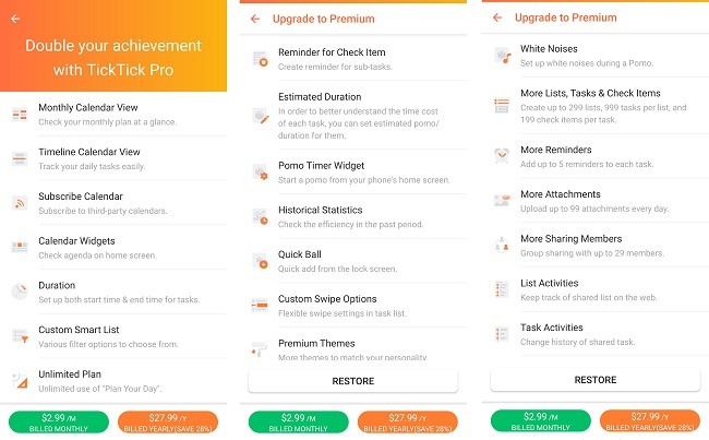 Ticktick Review Premium