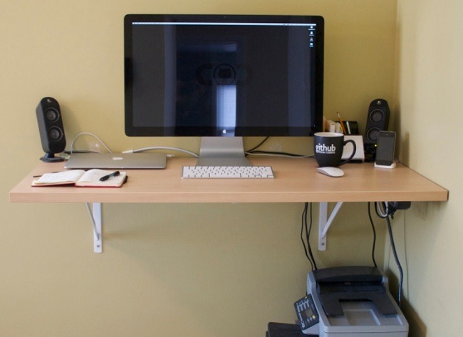 How To Create Your Own Standing Desk Shelf
