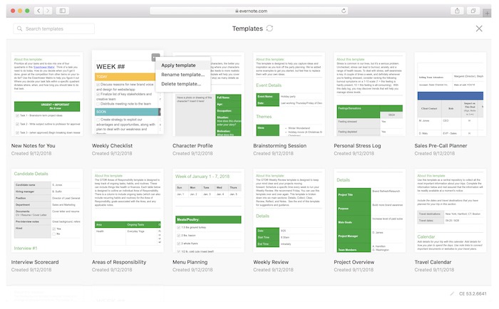 How To Creative Evernote Template All Templates