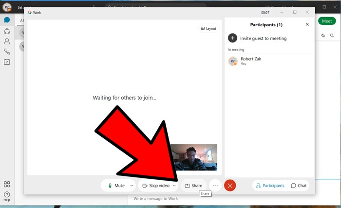 How To Share Screen On Webex Share Button