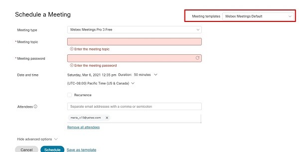 Webex Video Conferencing Step 4