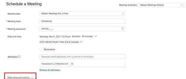 Webex Video Conferencing Step 9