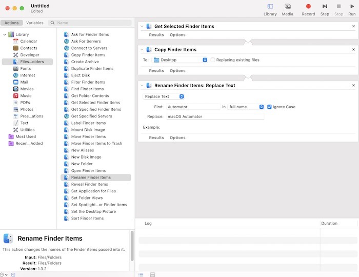 Automator Mac Simplify Tasks Rename Files