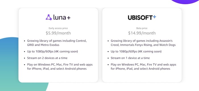 Best Games Amazon Luna Ubisoft